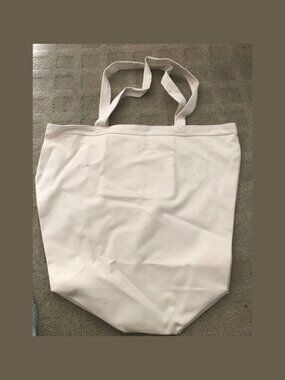 Society Threads 100% Organic Cotton Canvas Bag Tote Beige ECO Friendly Reusable